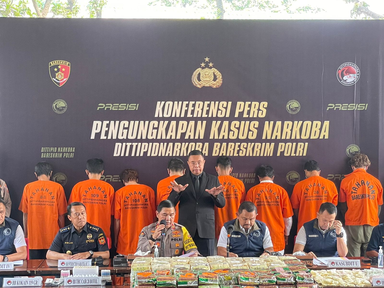 Selama Agustus, Dittipidnarkoba Mabes Polri Ungkap 4 Sindikat Peredaran Sabu Hingga Kokain